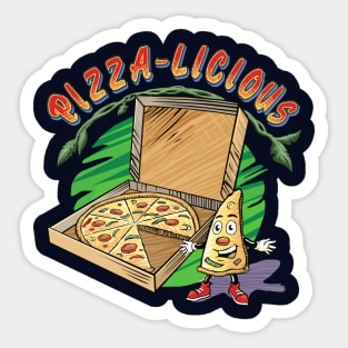 Pizza-licious Sticker